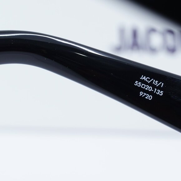 Jacquemus COLAPSO JAC/15 C1 Geometric Sunglasses - Black/Brown - Picture 9 of 11